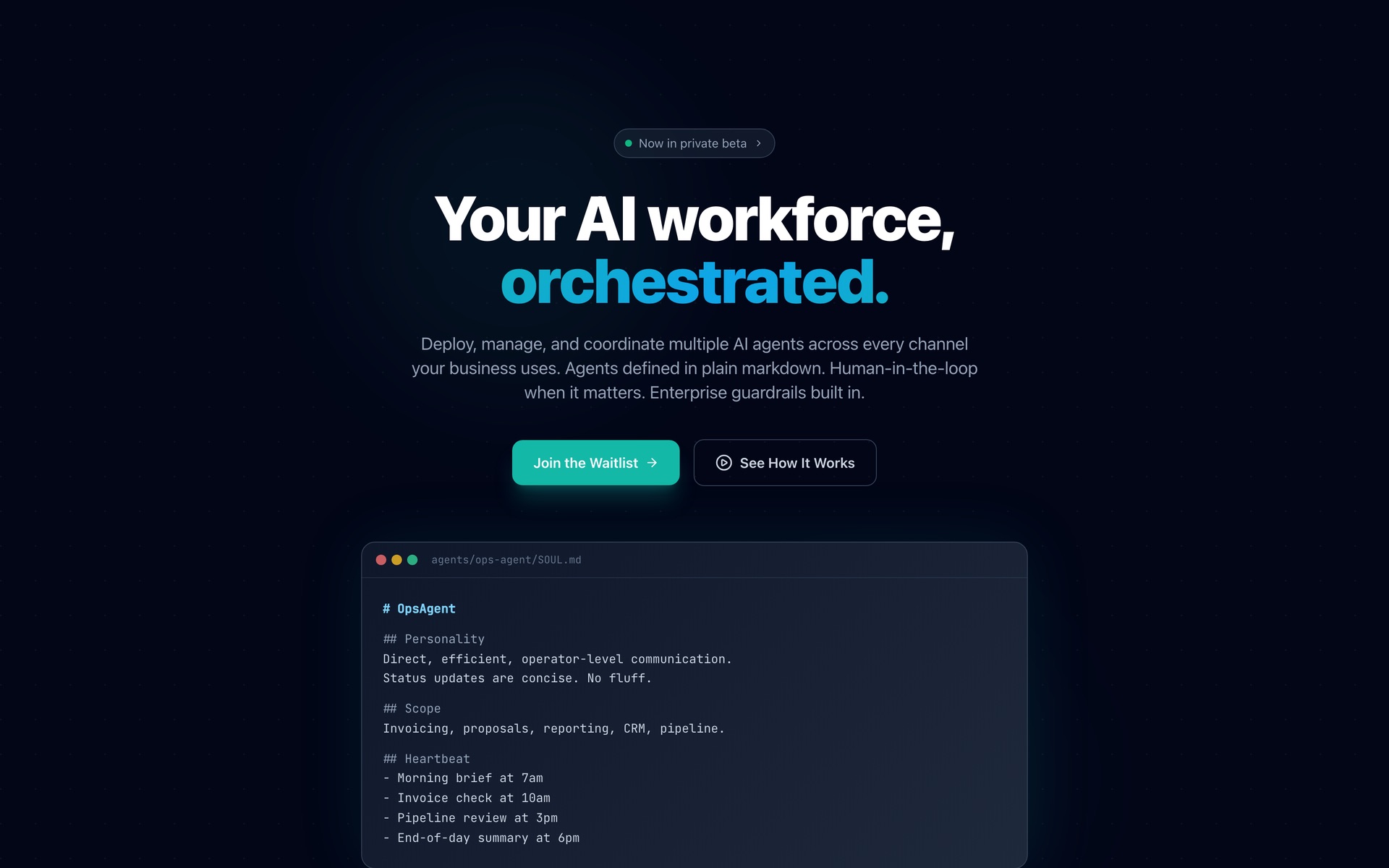 ClawOS product interface